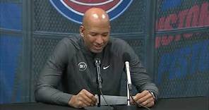 Monty Williams PostGame Interview | Detroit Pistons vs New York Knicks