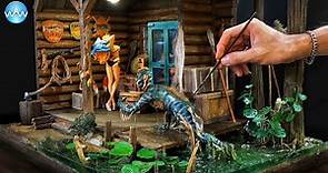 How to make Resin Art Diorama Creature from the Black Lagoon