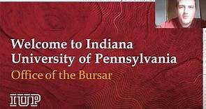 Learn about the Office of the Bursar at IUP