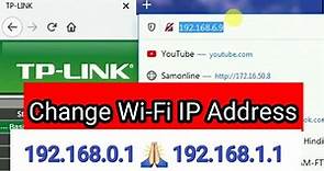 How to change 192.168.1.1 - 192.168.0.1 Router Login Admin and WiFi Change Password,wifi ip address