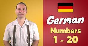 Learn German Numbers 1-20 | German 1 to 20