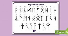 Anglo-Saxon Runes Word Mat