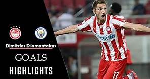 Dimitrios Diamantakos Olympiacos 2-2 City Match Highlights