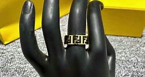 Fendi ff logo ring 3 color