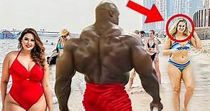 When Muscular Bodybuilder Take Off Shirt In Public - Crazy Public Reaction 🤯