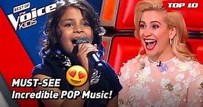 POPULAR POP Music in The Voice Kids! 🤩 | Top 10