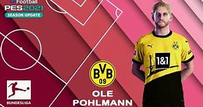 O. POHLMANN face+stats (Borussia Dortmund) How to create in PES 2021