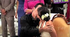 Detrás de cámaras de la boda de Ana Brenda y Jorge Salinas