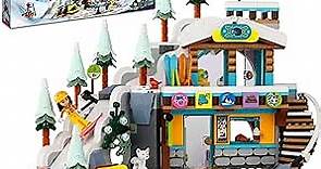 LEGO Friends Holiday Ski Slope and Café 41756 Building Toy Set, Creative Fun for Ages 9+ with 3 Mini-Dolls and Lots of Accessories, A Gift for Kids Who Love Snow Sports or Role Playing