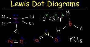 Exceptions To The Octet Rule - Lewis Dot Diagrams