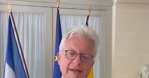 Après 3 années à Paris, l’ambassadeur allemand Hans-Dieter Lucas quitte la France 🇫🇷. Avant son départ, il a tenu à nous adresser ces quelques mots. Nous le remercions pour son action au service du 🇫🇷-🇩🇪 et lui souhaitons bonne chance pour son nouveau poste d’ambassadeur à Rome! 🇮🇹🍀 | Ambassade d'Allemagne en France