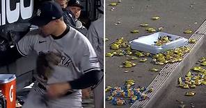 Tommy Kahnle's dugout meltdown sends bubble gum flying | MLB on ESPN