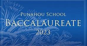Punahou School Baccalaureate 2023