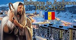 Religion in Andorra 1950-2022