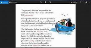 English Class 4 The Wind in the Willows | Reading with accent
