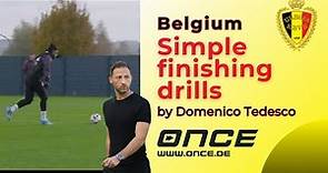 Belgium - simple finishing drills by Domenico Tedesco