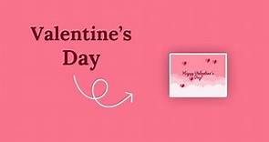 Valentine’s Day 💌| How To Make Valentine’s Day Card Using HTML & CSS🎯