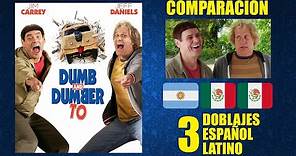 Una Pareja de Idiotas 2 [2014] Comparación de 3 Doblajes Latinos | Original y Redoblajes