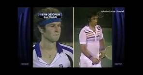 Ilie Nastase vs McEnroe US Open 1979 - Highlights