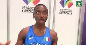 Ayomide Folorunso sets an Italian National Record of 54.34 in the 400m Hurdle semi-finals