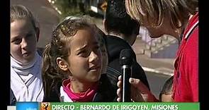 Vivo en Argentina - Misiones, Bernardo de Irigoyen - Escuela de frontera nº 604 - 28-08-12