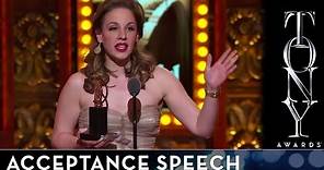 2014 Tony Awards - Jessie Mueller - Best Performance by an Actress in a Leading Role in a Musical