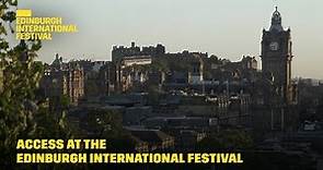 Access at the Edinburgh International Festival