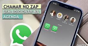 Como iniciar uma conversa 💬 no WhatsApp sem salvar contato na agenda?