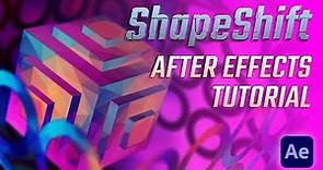 ShapeShift - After Effects Tutorial (Make Mesmerizing 3D Transitions)