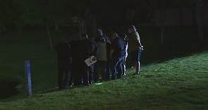 Family of missing mother Erica Hernandez gathers at pond where her SUV was found