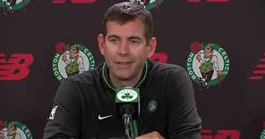 BOSTON CELTICS PRESS CONFERENCE: Brad Stevens