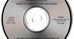 Rosemary Clooney – Rosemary Clooney Sings The Music Of Jimmy Van Heusen (1986, CD)