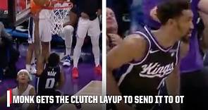 Malik Monk hits the CLUTCH LAYUP to send Magic-Kings to overtime 🔥 | NBA on ESPN