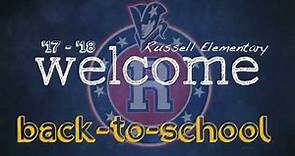 Russell Elementary Welcome Back