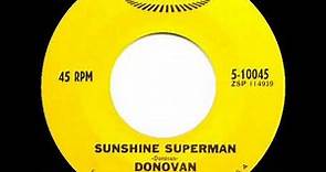 1966 HITS ARCHIVE: Sunshine Superman - Donovan (a #1 record--mono 45 single version)