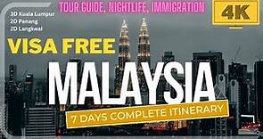 Malaysia 7 days Travel Itinerary 2024 | FREE VISA FOR INDIANS | Malaysia Tour in Budget