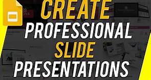 How to Create Google Slides Presentations with Templates