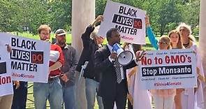 GOP Senate Candidate Shiva Ayyadurai Called For Peace And Love At Boston "Free Speech Rally"