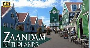 Walking Tour in Zaandam - The great shopping area - The classic mansions / 4k /2022