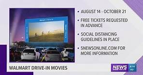 Walmart Drive-In Movies, Dates and Locations Released