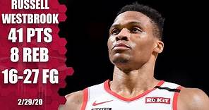 Russell Westbrook rocks baby, drops 41 in Rockets vs. Celtics OT thriller | 2019-20 NBA Highlights