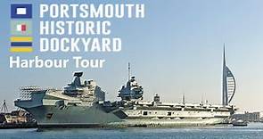 Official Harbour Tour of Portsmouth Dockyard, Home of the Modern Royal Navy (Dec 2021) [4K]
