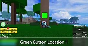 Where To Find All 5 Green Buttons in Blox Fruits | Green Button Locations