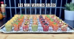 LES MINI VERRINES SALÉES POUR ÉPATER VOS INVITÉS 🥑🍅🥕🥒/ YUMMY APPETIZER FOR GUESTS / سلطات لذيذة