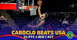 Bruno Caboclo 🇧🇷 with an incredible game to beat USA | 24 PTS 4 REB 1 AST | #FIBAWC 2023