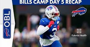 Recapping Day 5 of Bills Camp: Damar Hamlin Puts On The Pads | One Bills Live | Buffalo Bills