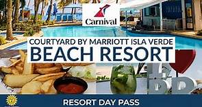 Courtyard by Marriott Isla Verde Beach Resort | Resort Day Pass | Resort Review | San Juan, PR