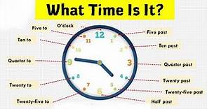 La Hora en Inglés / What Time Is It?
