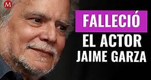 Murió el actor Jaime Garza a los 67 años