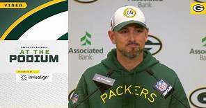 Matt LaFleur proud of team's ability to stick together during the season